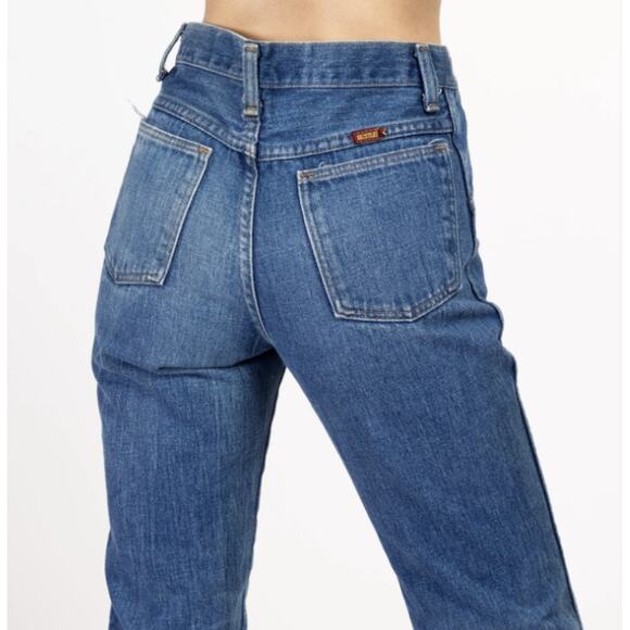 Rustler Straight Jeans Womens 38X30 High Rise Medium Wash Ankle Denim 37621PW - Picture 16 of 16